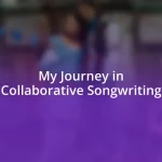 My Journey in Collaborative Songwriting